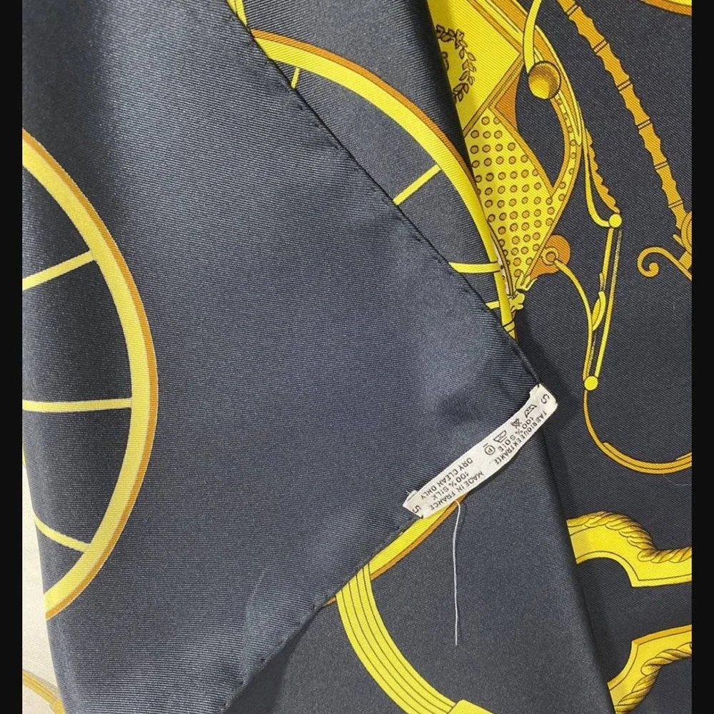Hermès “Springs” Silk Scarf